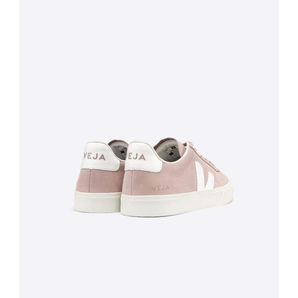 Veja CAMPO NUBUCK Low Tops Sneakers Damske Ruzove | SK 599SGL